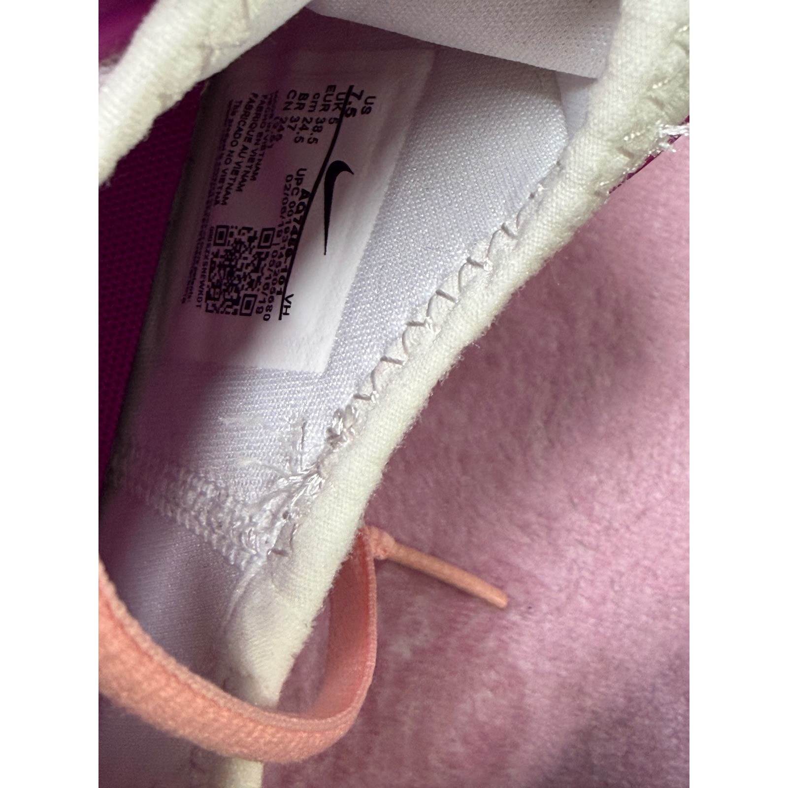 Nike Free Metcon 2 Womens Training Shoes Ivory Pink Teal AQ7481-101 Size 7.5