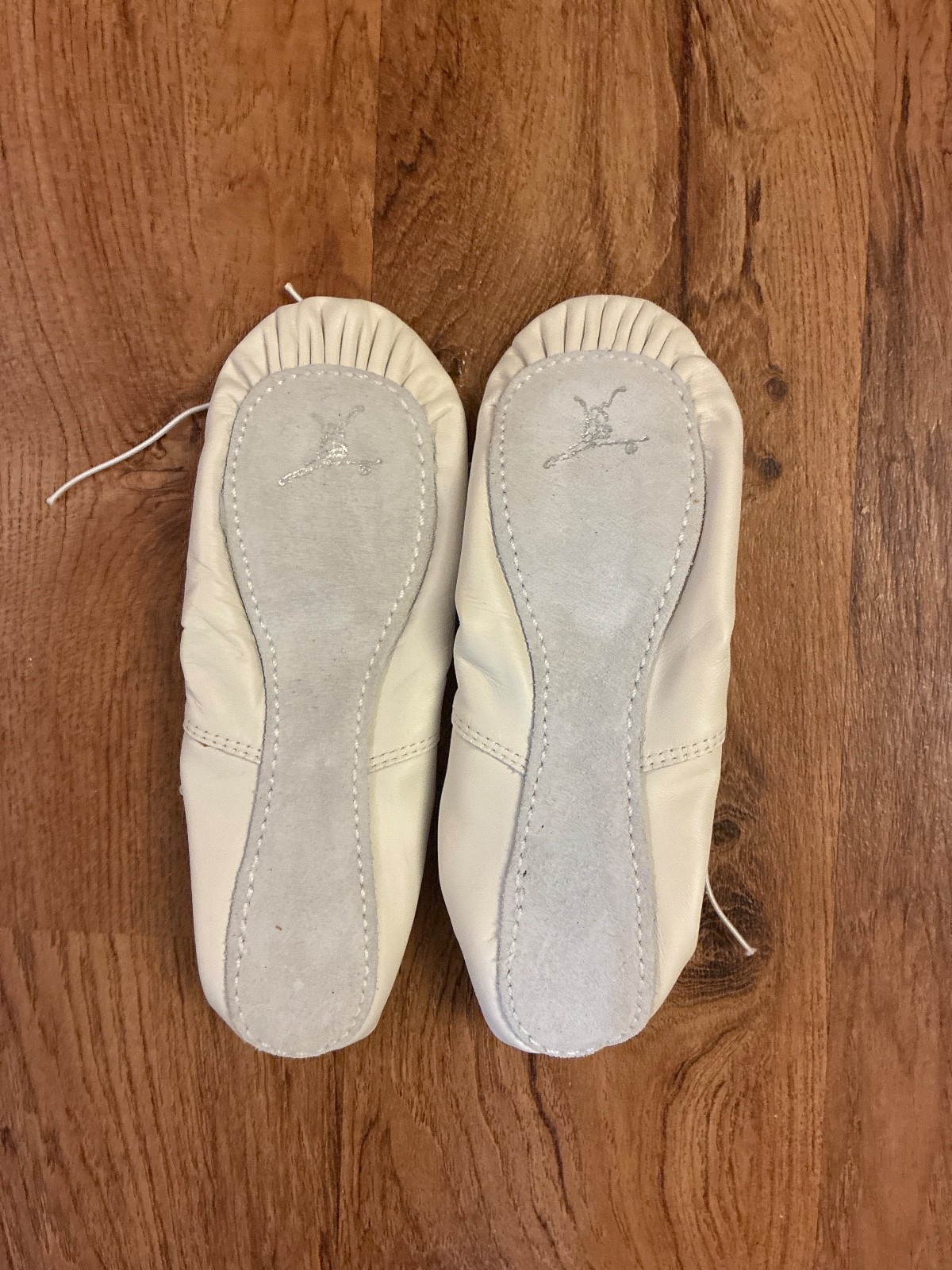 Capezio Teknik Ballet Slippers Full Sole Leather Style 200 White Adult Sizes