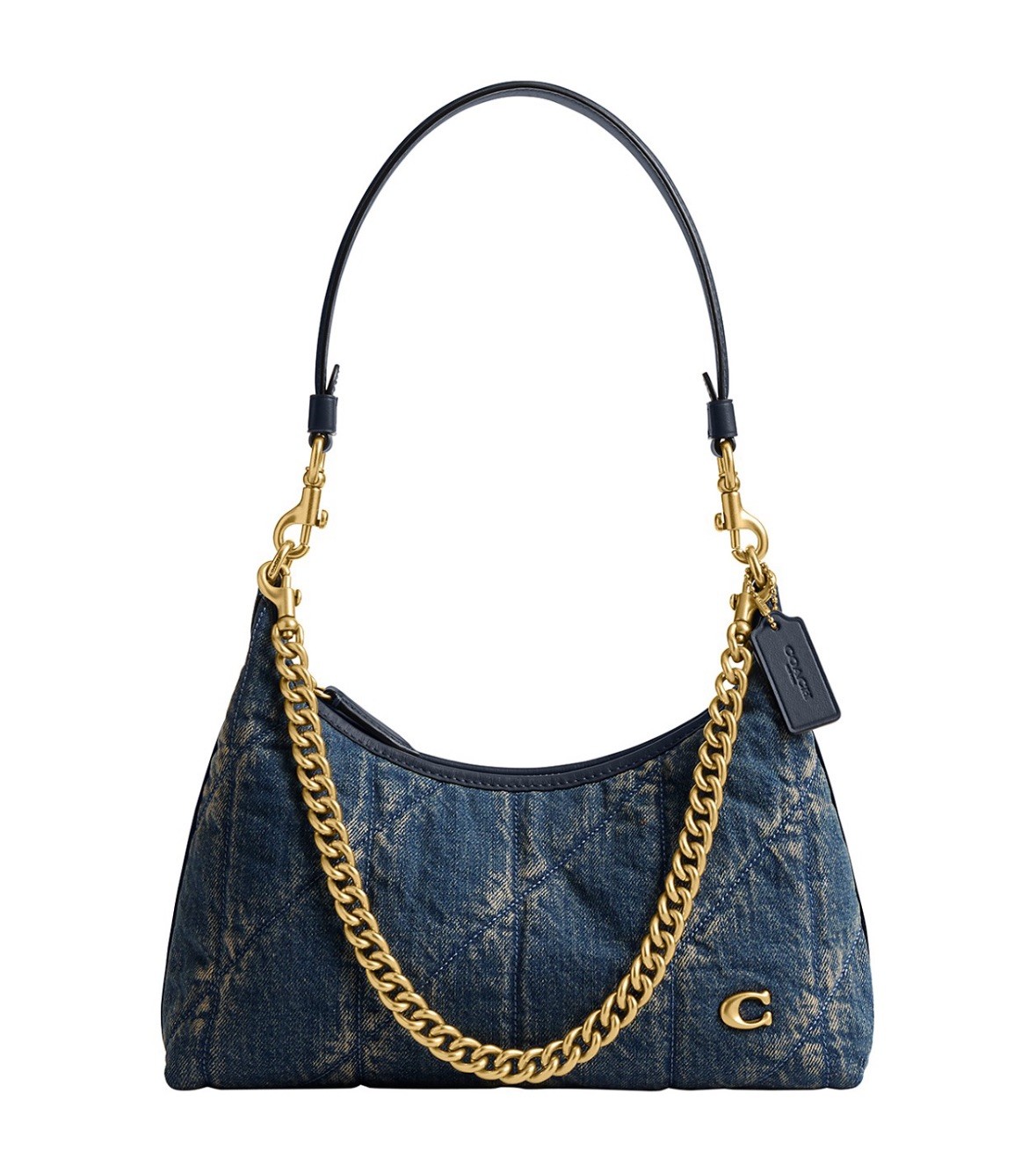 Authentic NWT Coach Juliet 25 Denim Shoulder Bag