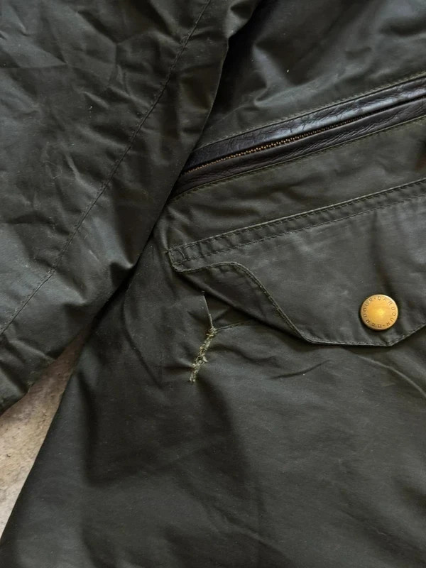 Barbour Prestbury Waxed Jacket Large