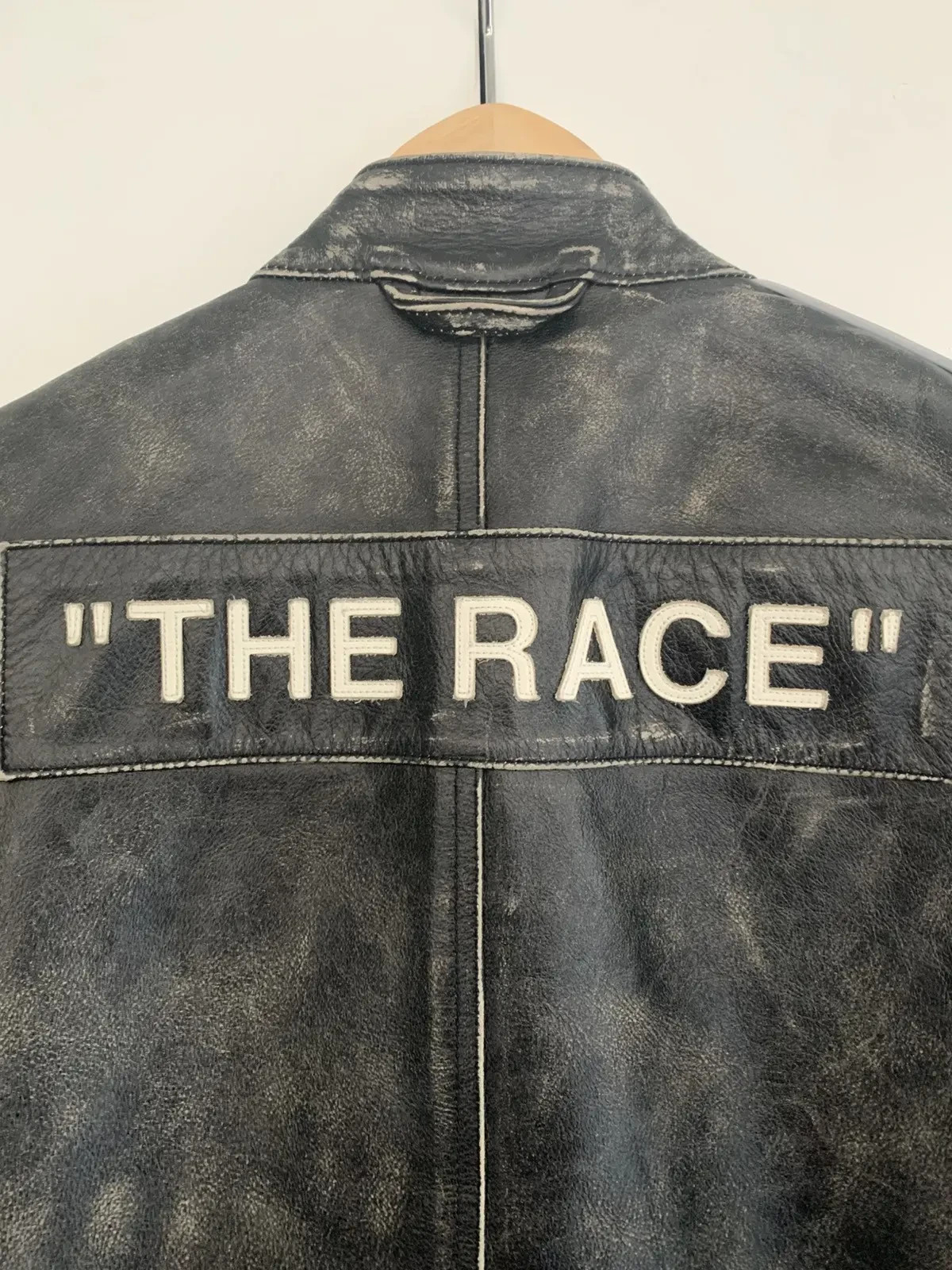 Ultra Rare Off-White Virgil Abloh Leather Jacket — 2013 Founding Era