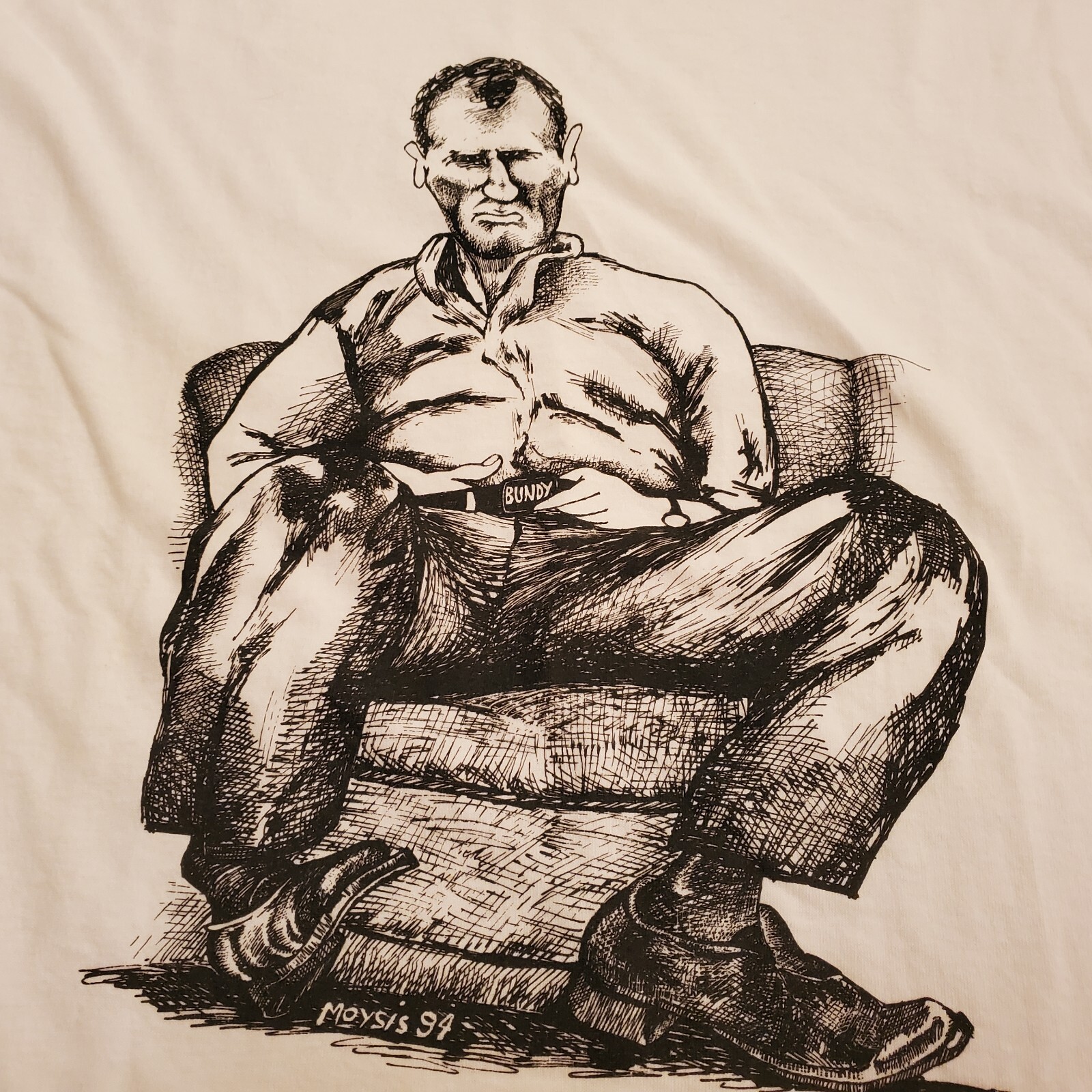 Vintage 1994 Married With Children AL BUNDY TV Sitcom T Shirt L Comedy Raunchy
