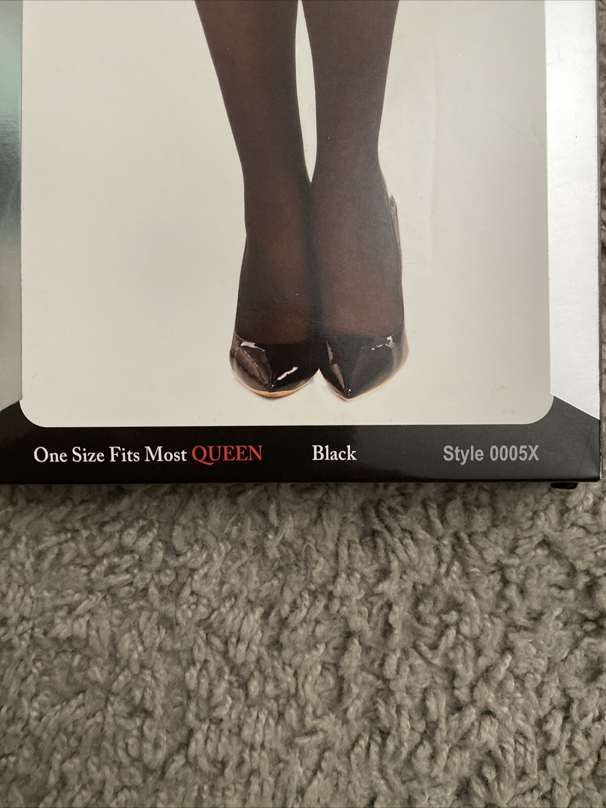 Dreamgirl Thigh High – Queen – 0005X Black Cosplay Halloween Brand New Sealed !