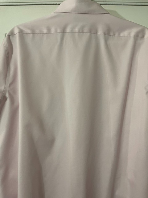 Calvin Klein Infinite Non-Iron Slim Fit Dress Shirt Size 16 1/2-34/35 (Pink)