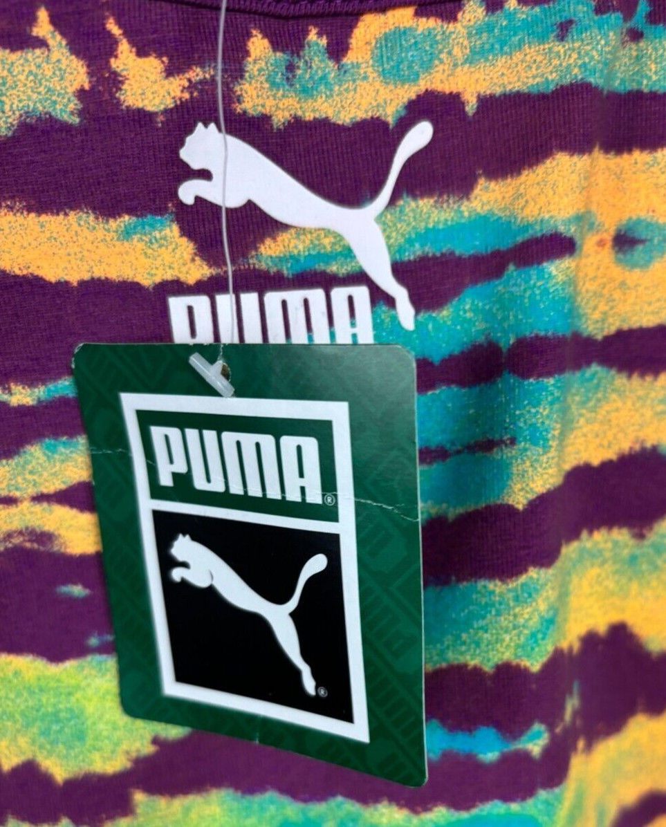 Puma Tie Dye Tank Top 95% Cotton 5% Spandex Large Multicolor New With Tag’s.