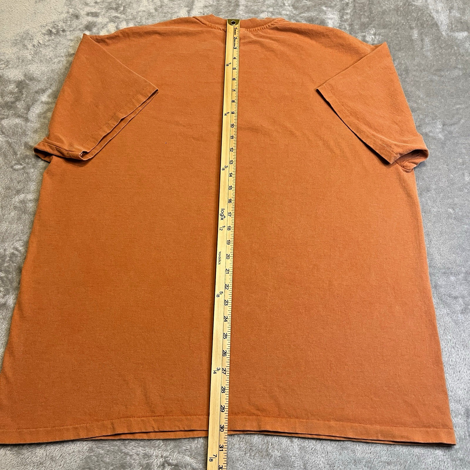 Hanes PFD Georgia Red Clay Shirt XL Made USA Y2K Orange Southern Heritage Tee