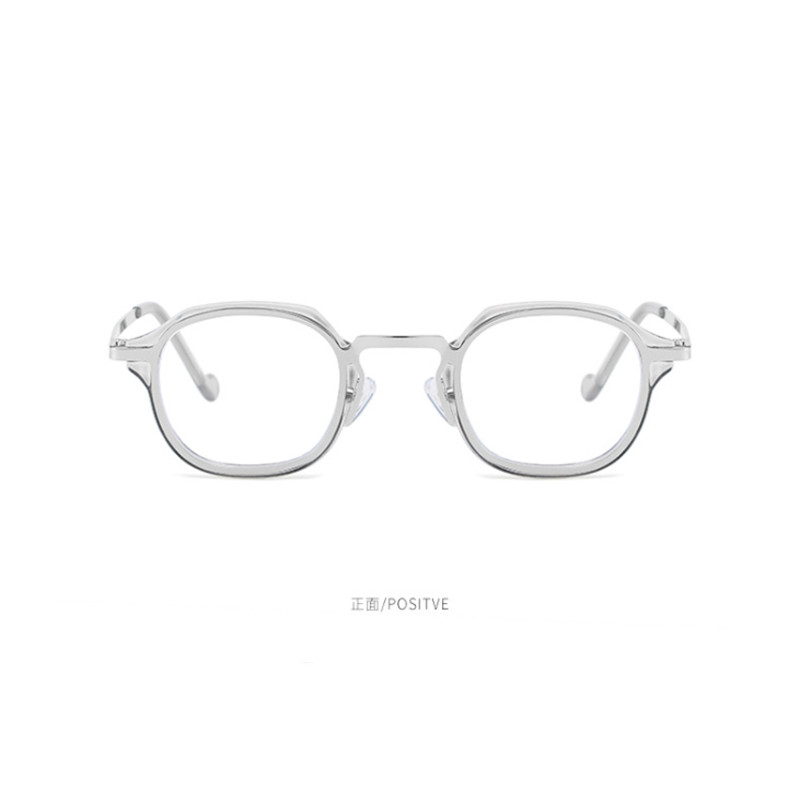 Men Metal Square Photochromic Reading Glasses Full Frame Business Sunglasses New