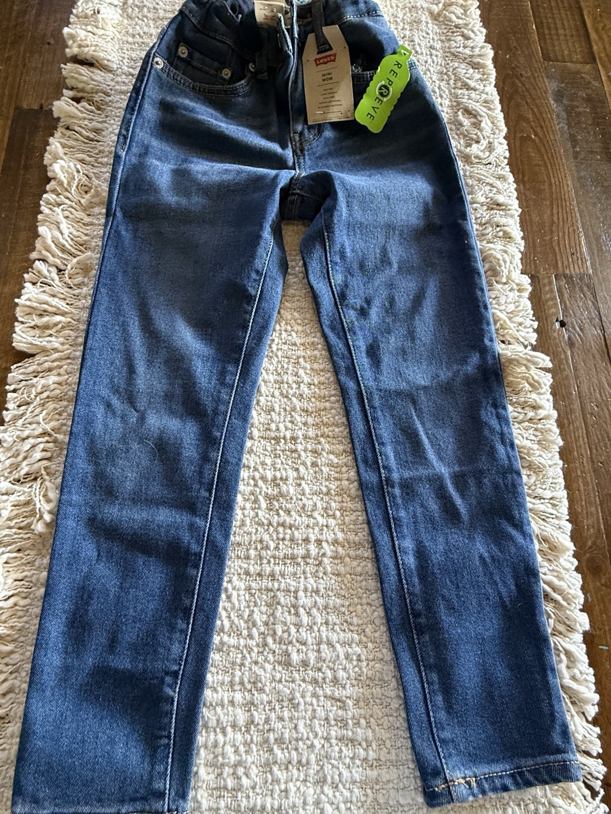 Mini Mom Stretch 7 Reg High Rise 7 Reg Levi Jeans Girls NWT Repreve Free Ship