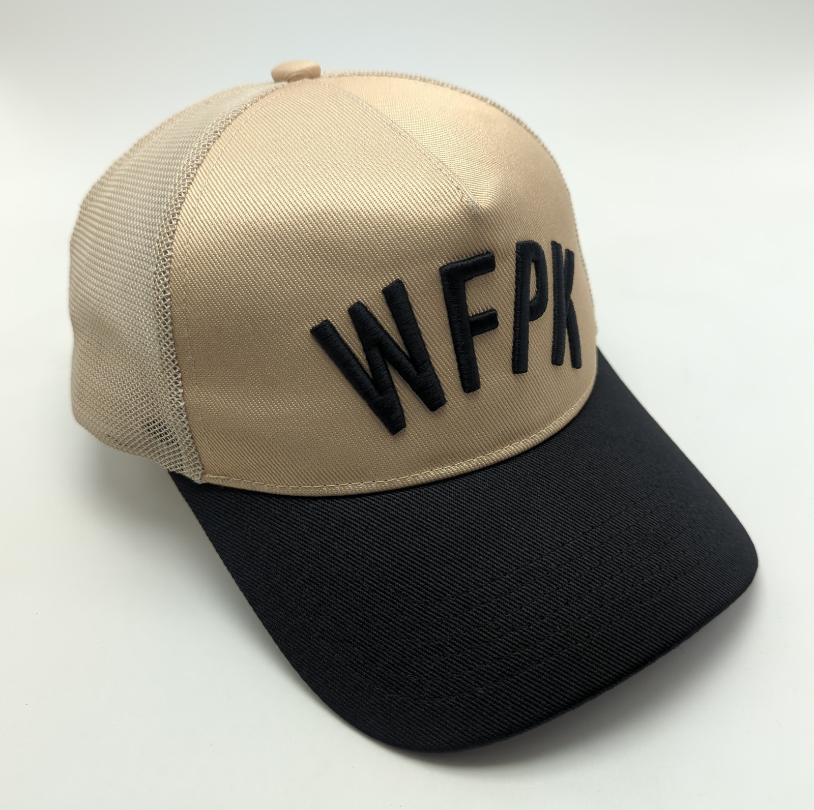 WOLFpak hat beige and black adjustable snapback cap WFPK
