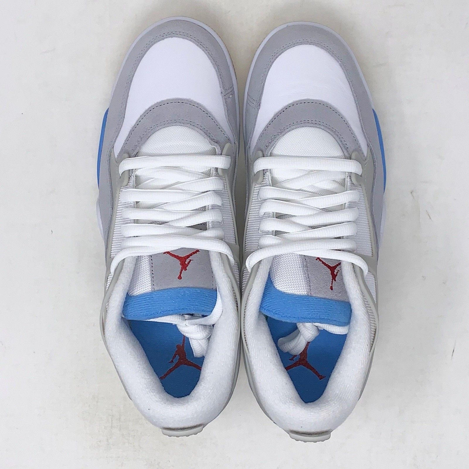 Air Jordan 4 RM ‘UNC Blue’ White Sneakers, Size 10 BNIB FQ7939-104