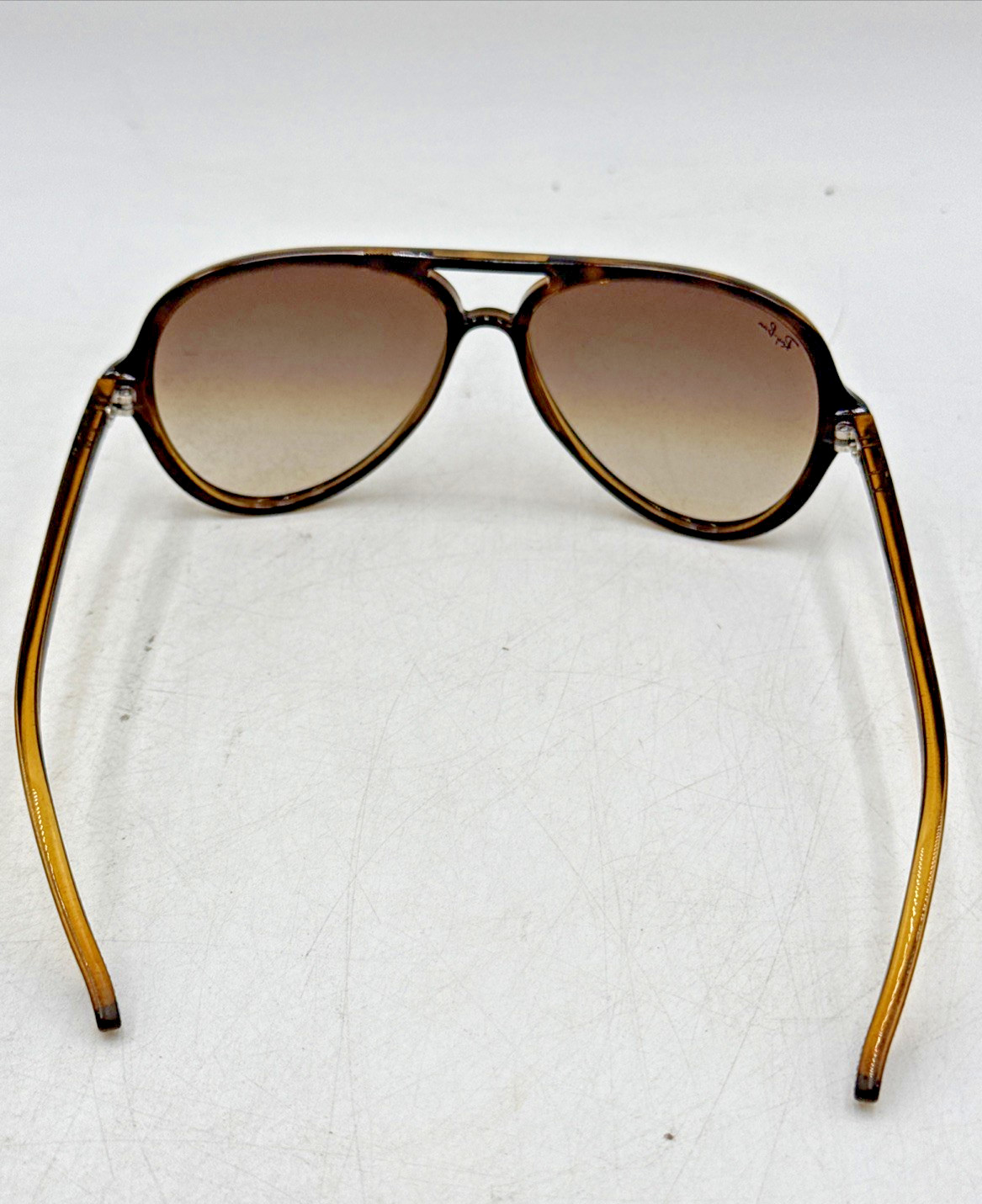 Ray-Ban RB4125 710/51 Aviator Sunglasses – Light Havana