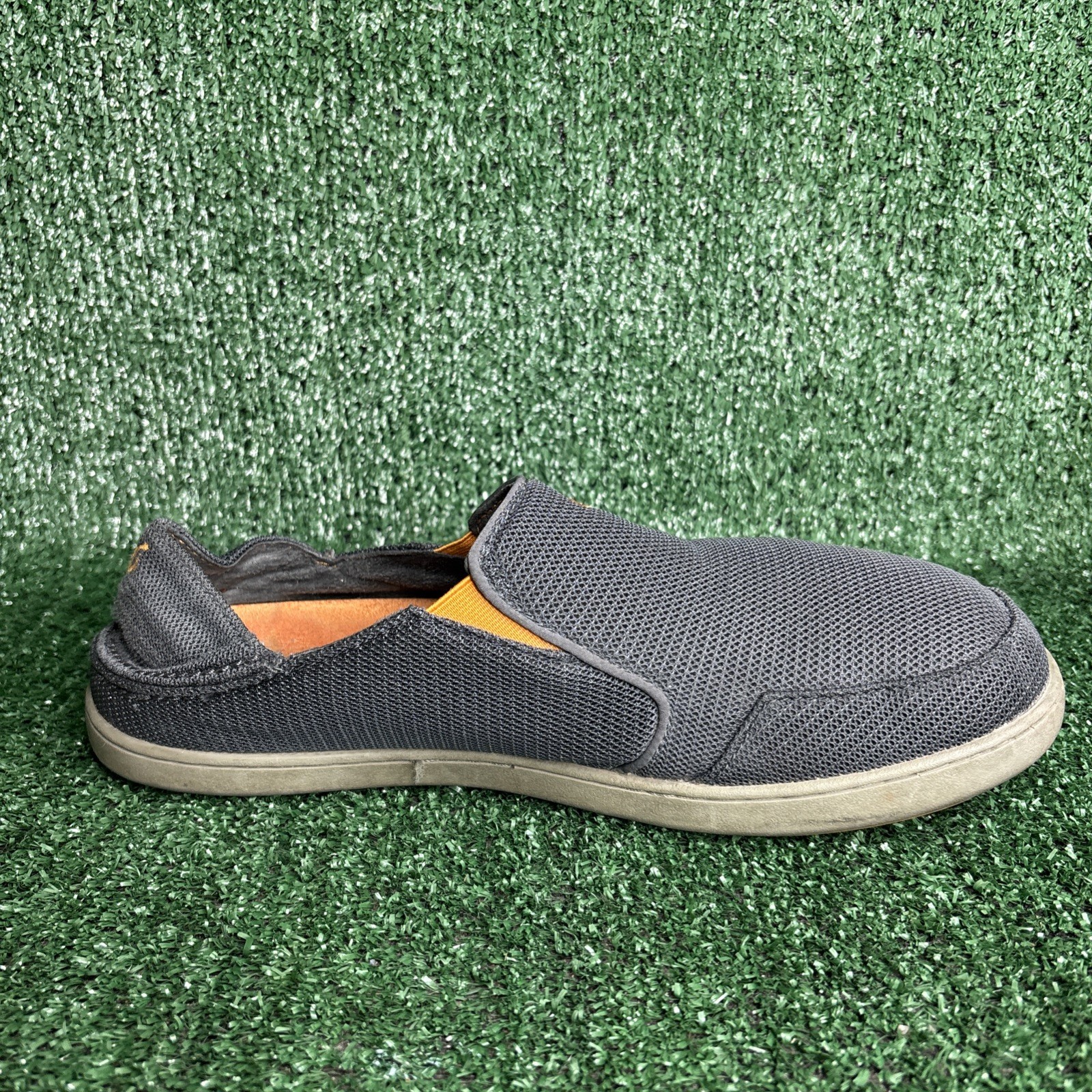 Olukai Men’s Nohea Mesh Slip On Sneakers Gray Loafers Men’s 12