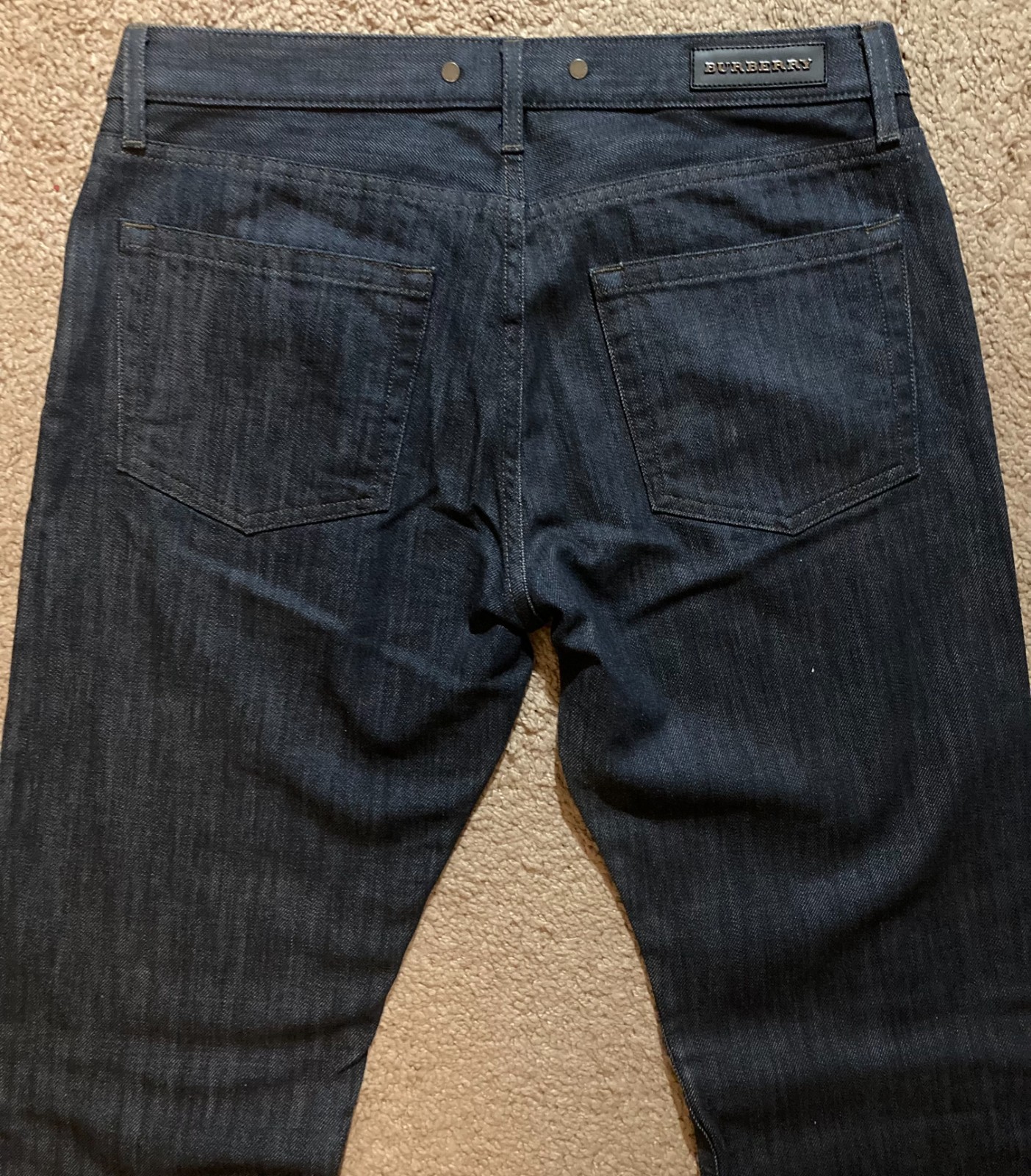 Burberry London Steadman Jeans indigo blue, size 32 x 33 NWOT