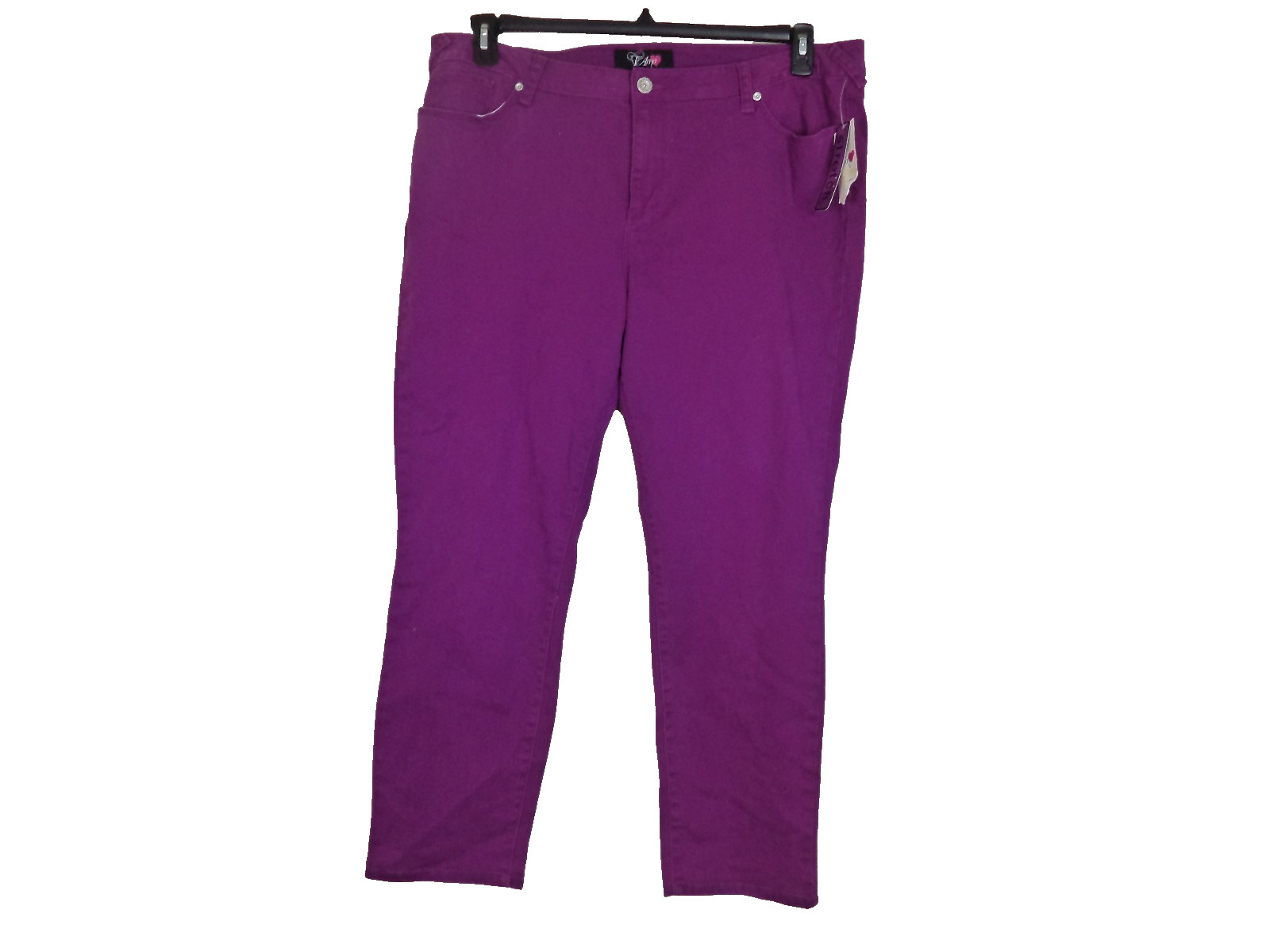 Women’s Purple Te Amo Hot Ticket Stretch Jeans. Size 22. 98% Cotton/ 2% Spandex