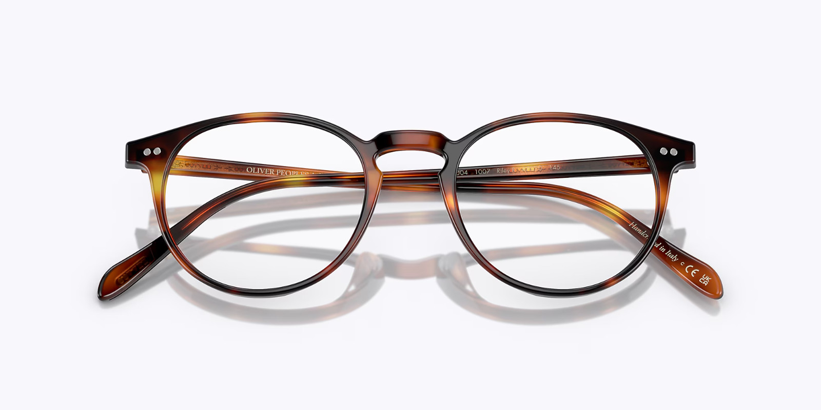 Oliver Peoples 0OV 5004 RILEY-R 1007 Dark Mahogany Havana Unisex Eyeglasses