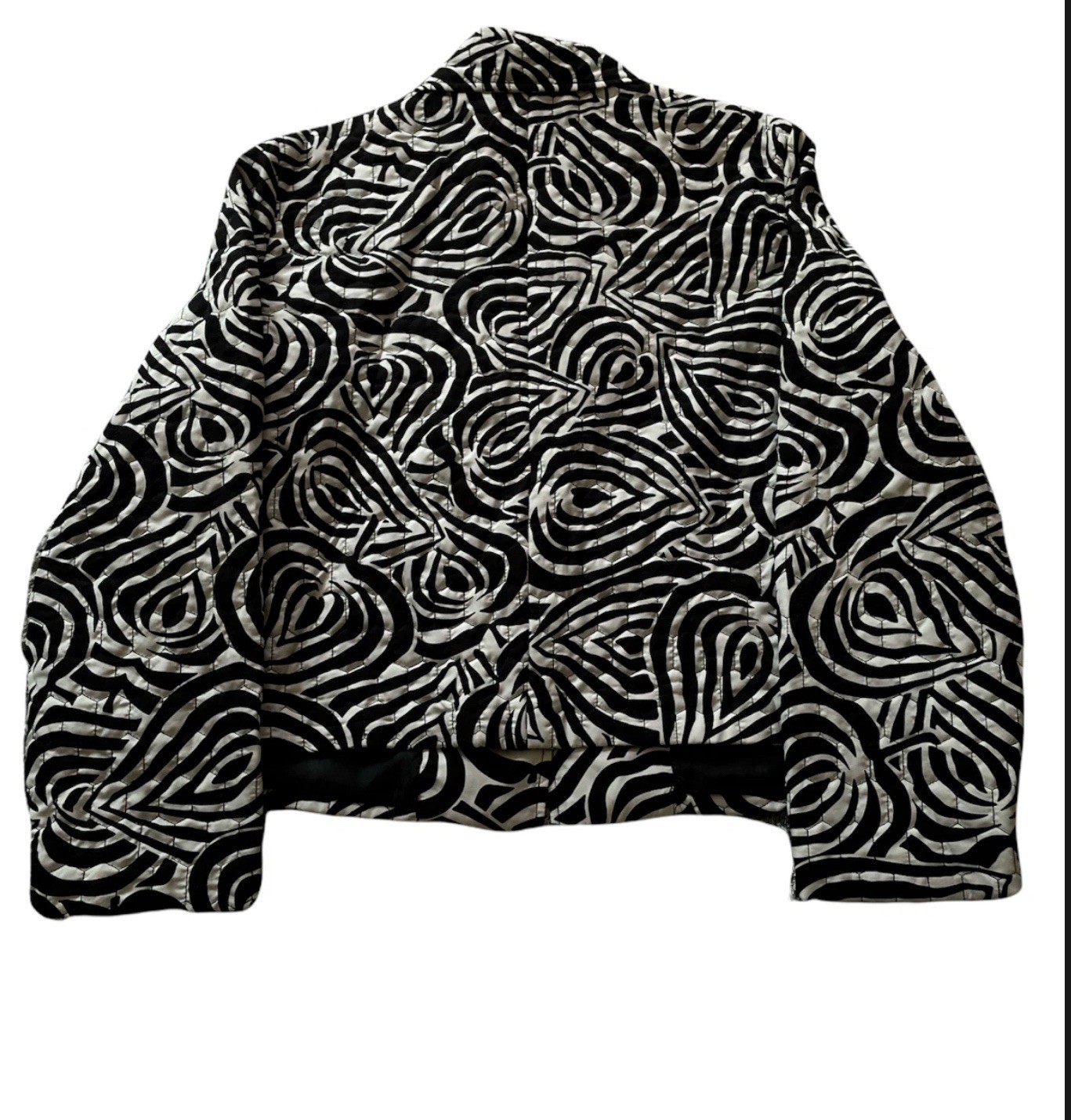 Requirements Women Quilted Jacket Black White Size X-Large