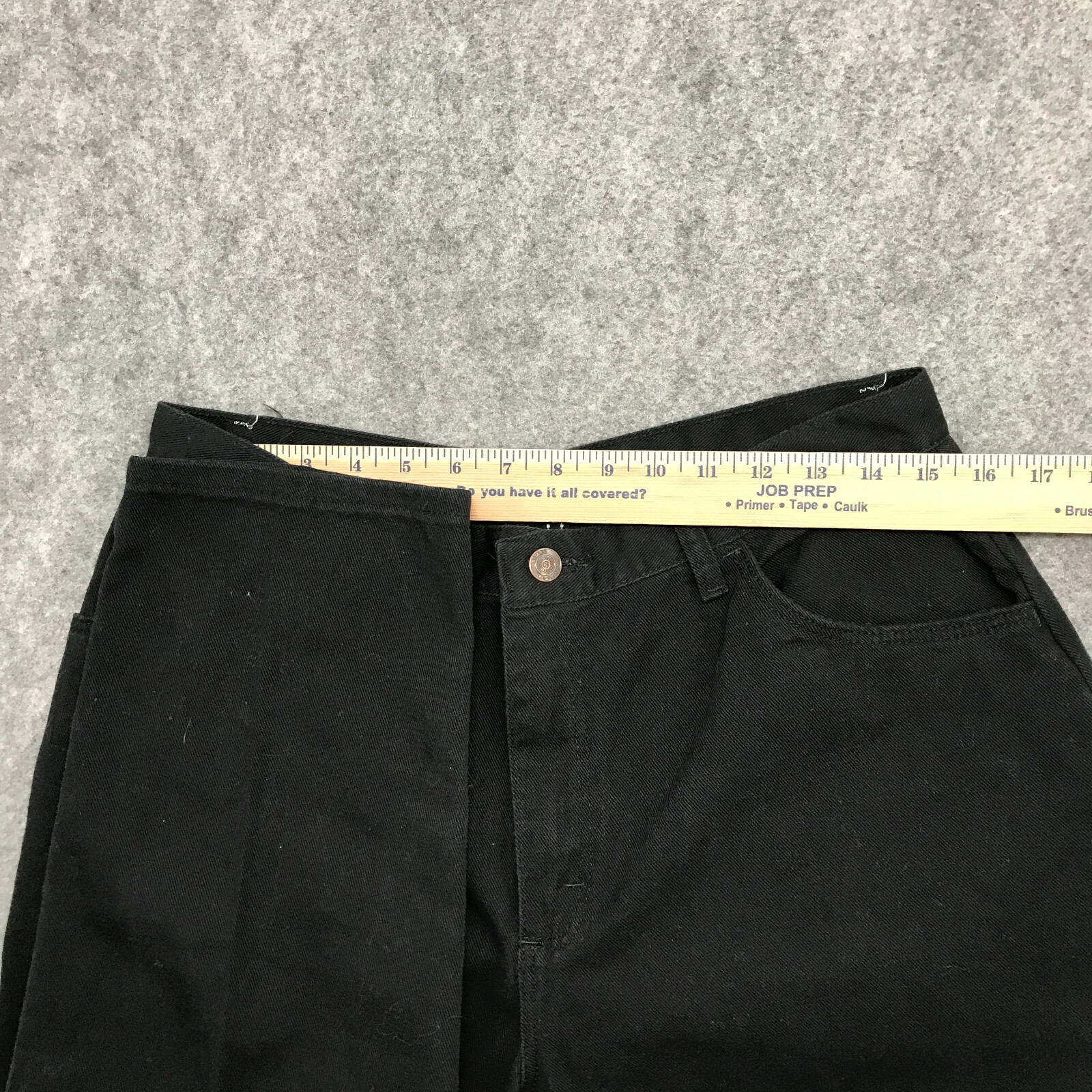Gitano Jeans Women 18 Petite High Rise Denim Black Straight 5 Pocket 100% Cotton