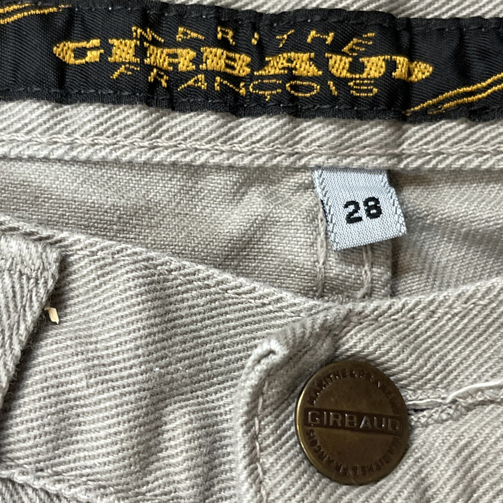 Marithe Francois Girbaud Sz 28 High Waist Taper Streetwear Pants 90’s Fly Tag