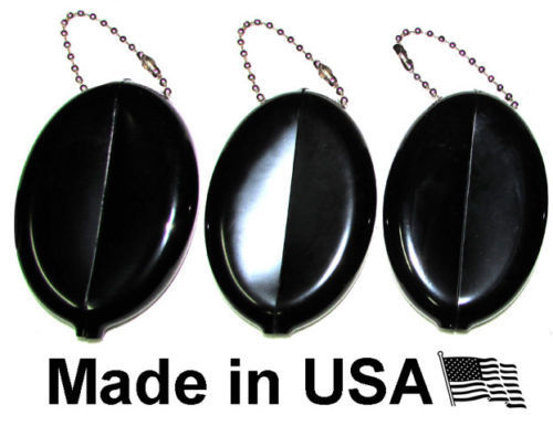 3 Squeeze Purses | Multi-Purpose Holds Keys, Coins, Small items | Made in USA