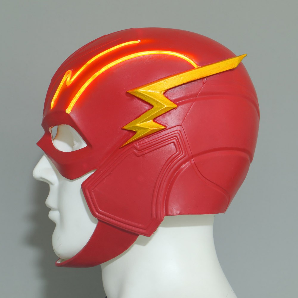 Cosplay The Flash Movie Barry Allen Led Helmet Superhero Halloween Masks Props