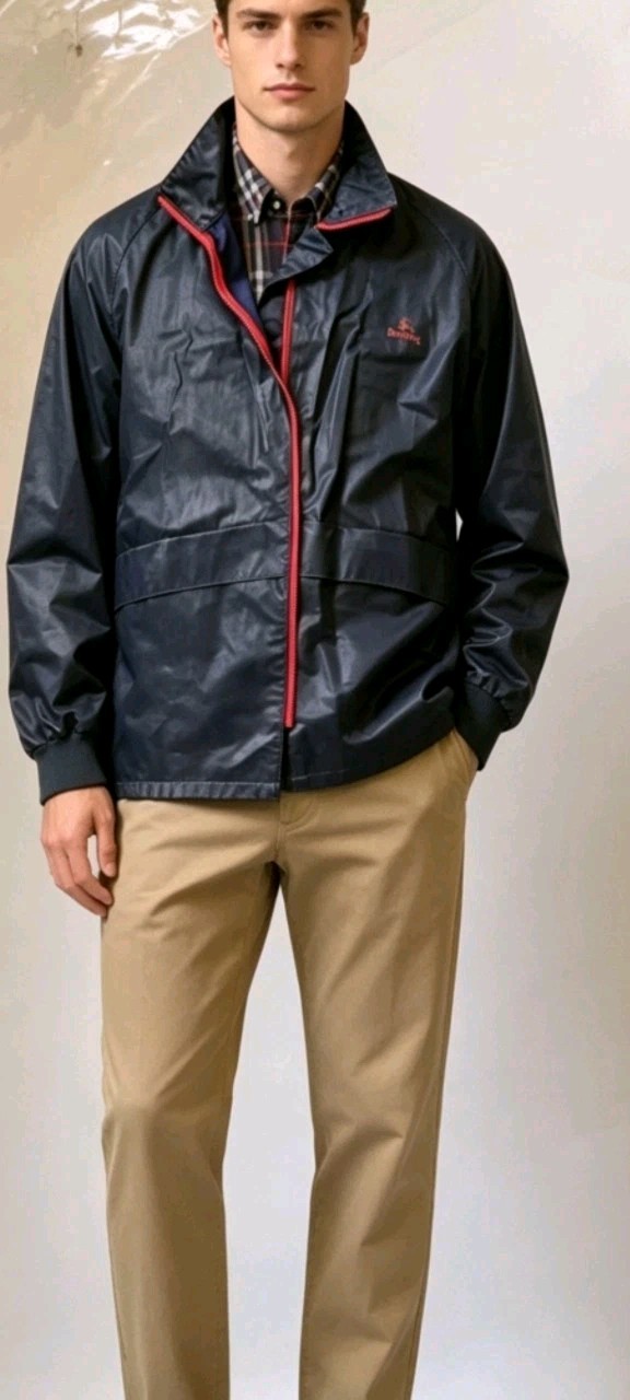 Burberry Pvc Wet Look Shiny Coat Made England Xl Casuals Liam Mac Style