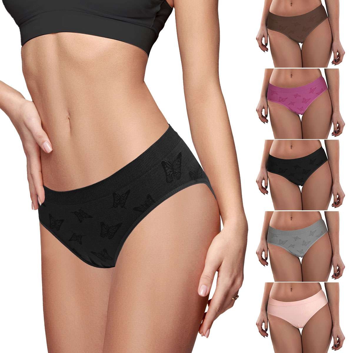 Womens Menstrual Period Leak-Proof Briefs Cotton Panties Knickers Underwear 1-5X