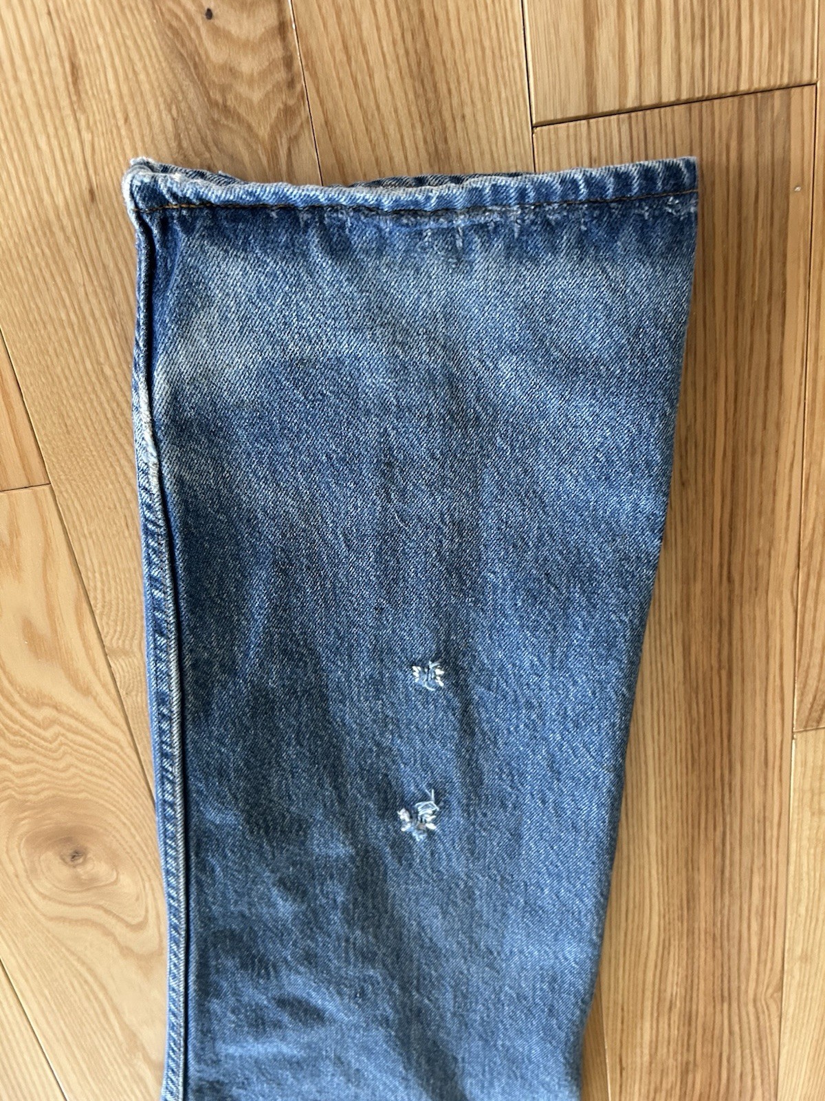 Vintage 80s Levi’s Denim Jeans 501 0118 36×32 (34×31) Made in USA Distressed