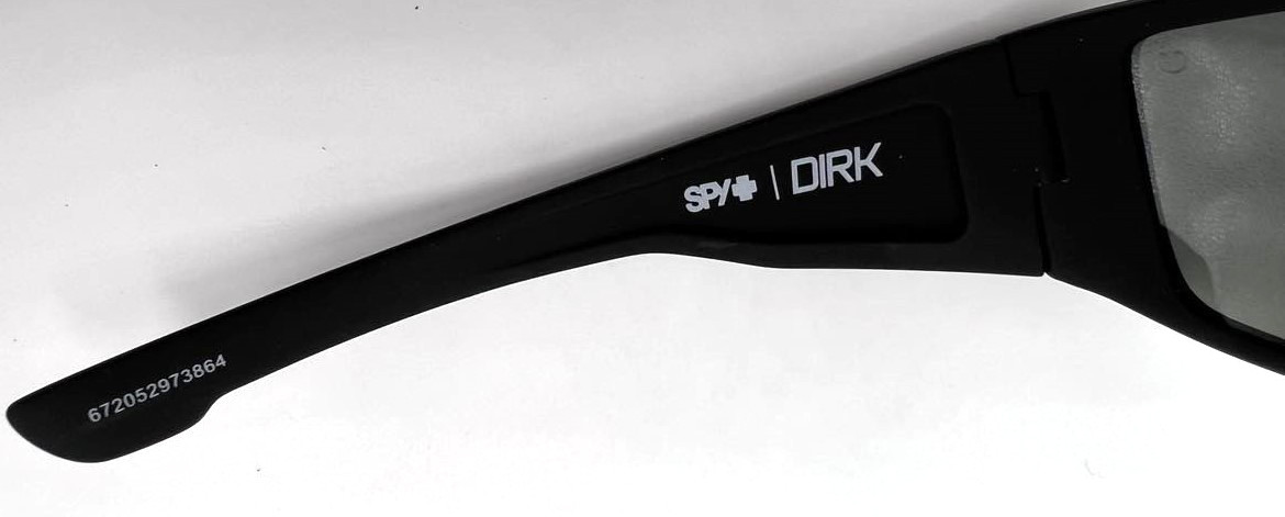 Authentic SPY Dirk Matte Black w/Happy Gray Lens #672052973864 Sunglasses 64 mm