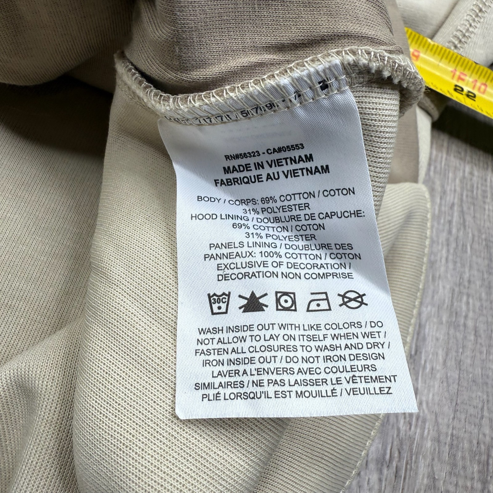 NWT Nike Sportswear Womens Beige Tech Fleece Windrunner Full Zip Hoodie Size M