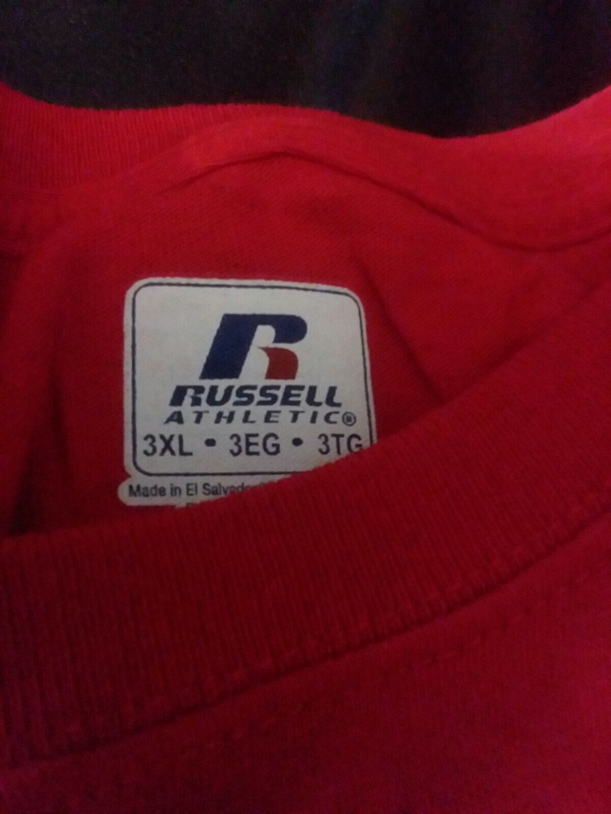 Russell Athletic pocket Tshirt various sizes colors xl-4xl new Wtags