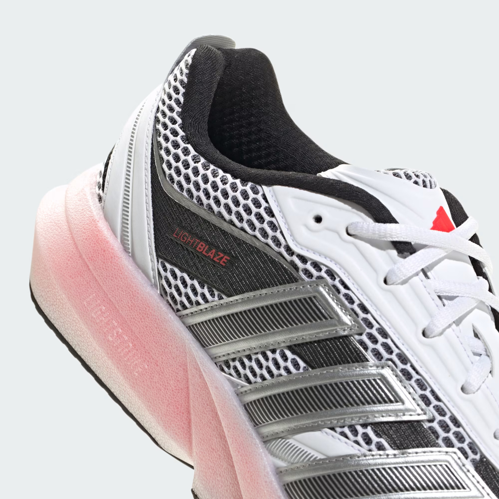 Adidas US 13 Men’s White Black Red Retro Lifestyle Lightblaze Glow JS2061 NIB
