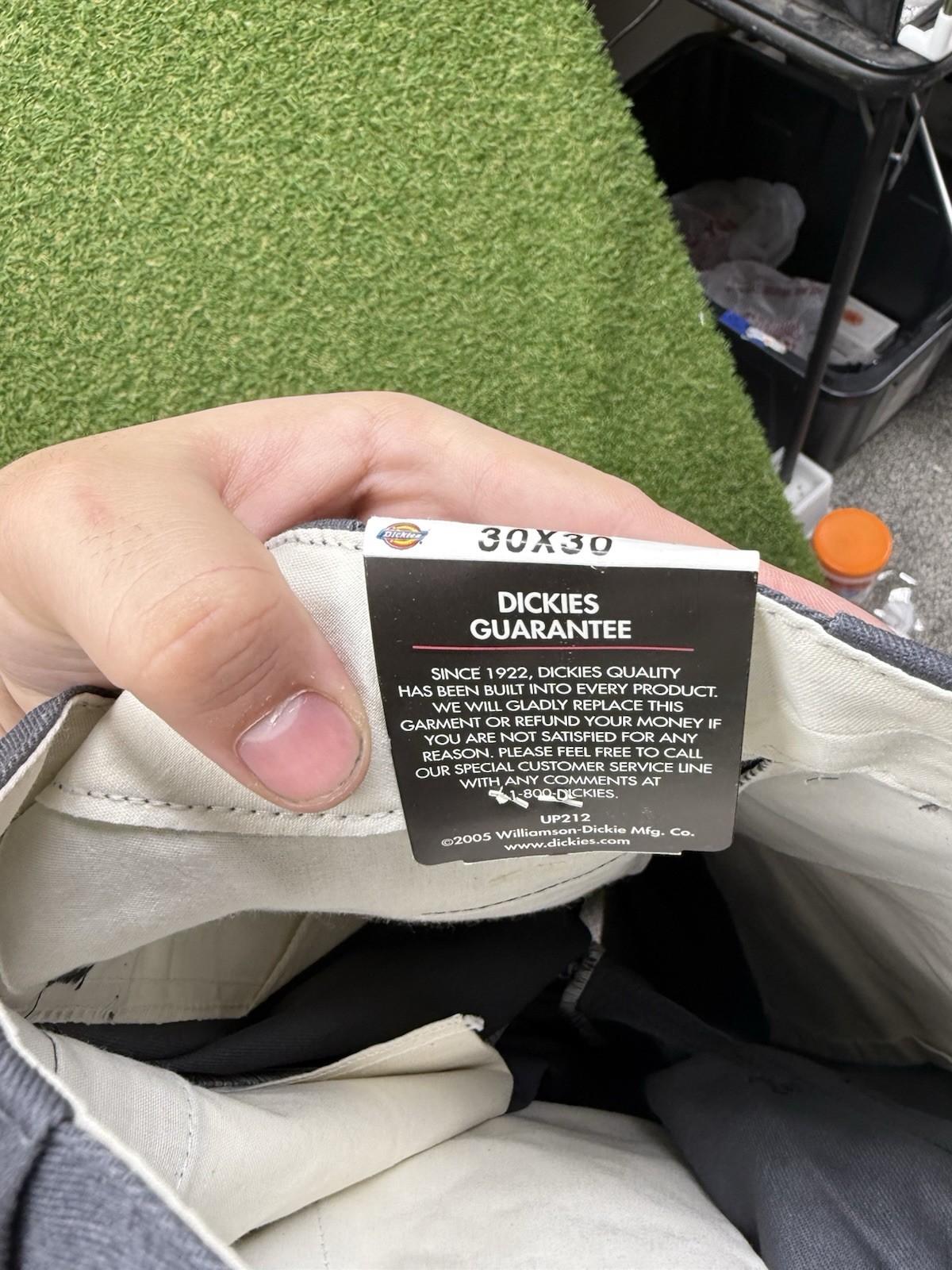 Dickies Original 874 Work Pants Mens 30×30 Grey Mechanic Workwear NWT