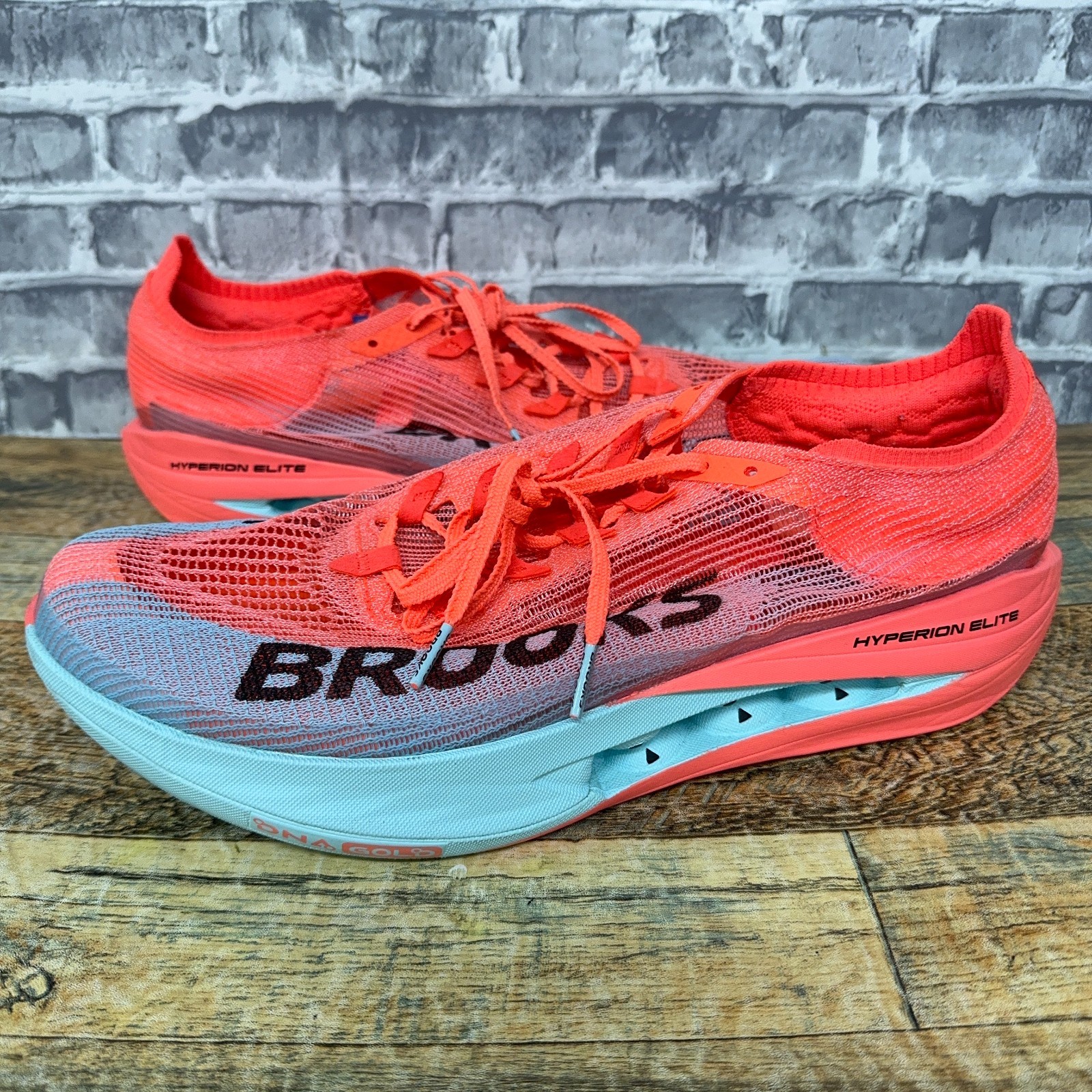 Brooks Hyperion Elite 5 Pink Clay Atomizer Blue 1000491D681 Mens Size 13 Rare
