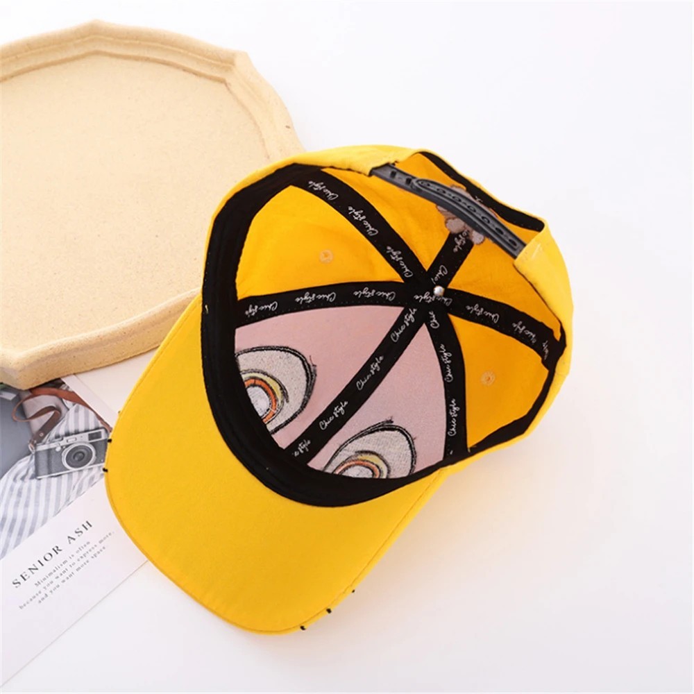Children Baseball Cap Cartoon Lion Animal Hat Adjustable Sun Hat For Boys Girls