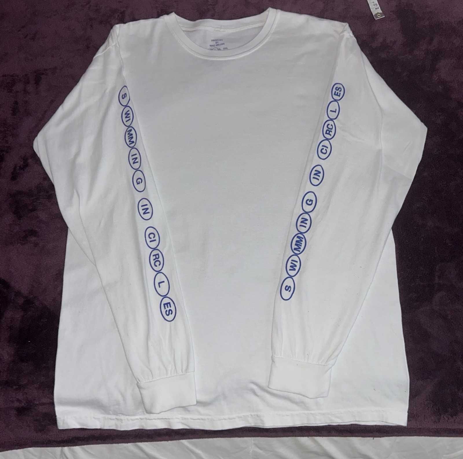 Official Mac Miller Swimming In Circles 2020 Album Promo Shirt-Excellent-L-Rare