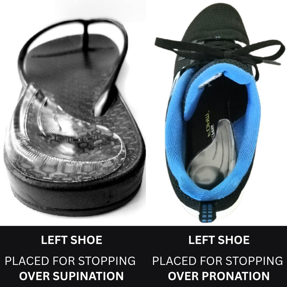 Heel Wedge for Over-Supination/Over-Pronation Re-Usable Adhesive