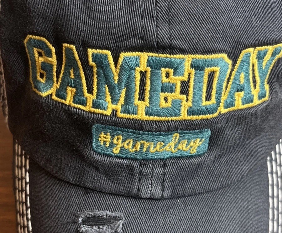 Kbethos “Gameday” Hat Distressed Worn Look Embroidered Baseball Cap Adult Strap