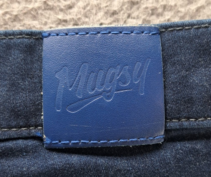 Mugsy Fultons Jeans Mens 32×30 Act 31×29 Blue Dark Wash Straight Leg FLX3NFU