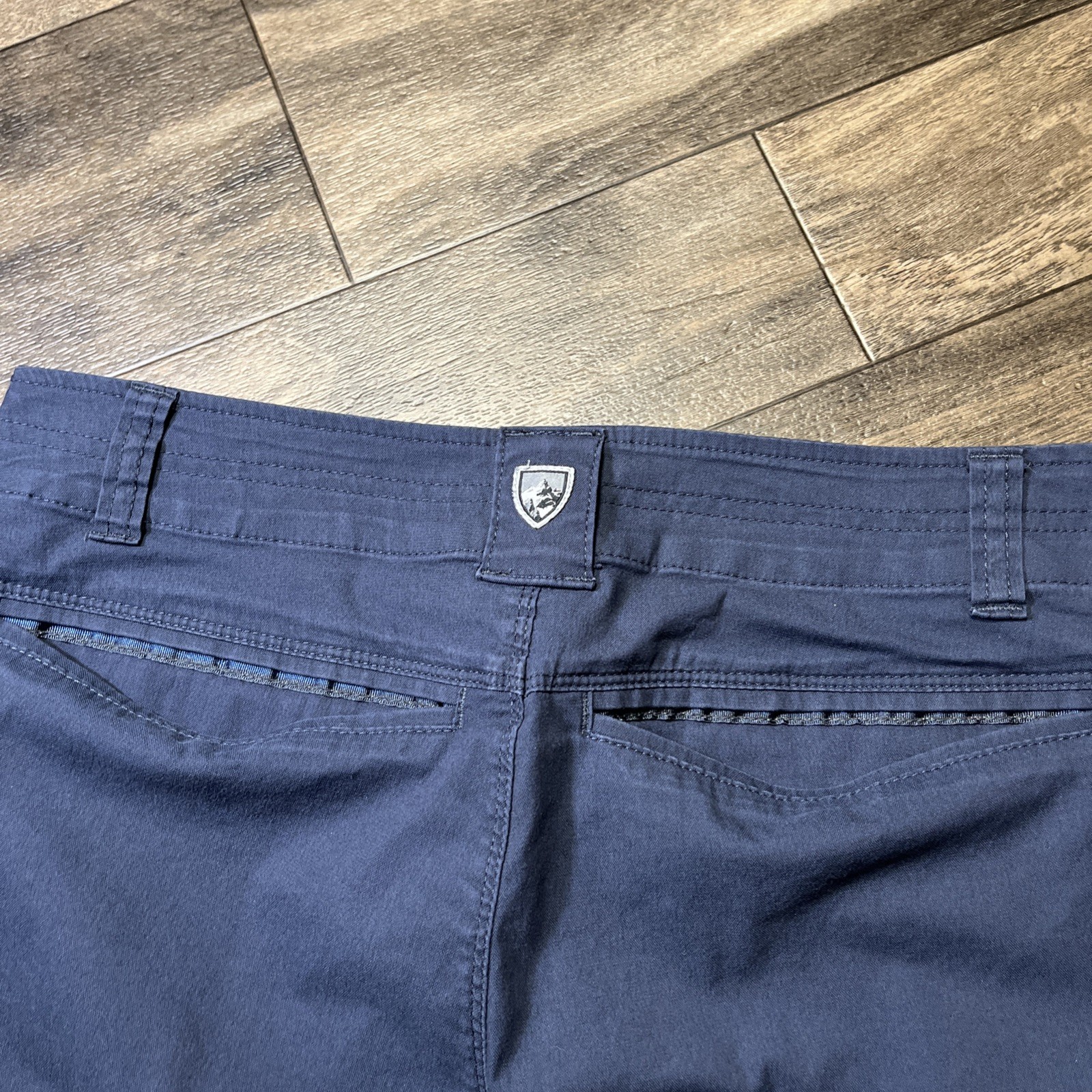 Kuhl Resistor Lite Chino Pants Men’s 30×32 Blue Stretch Hiking Commuter UPF 50+