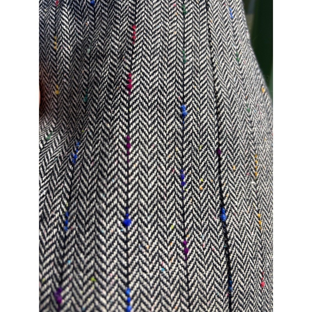 COREYLYNN CALTER Women Gray Tweed Multi Color Thread Sheath Dress Size 6
