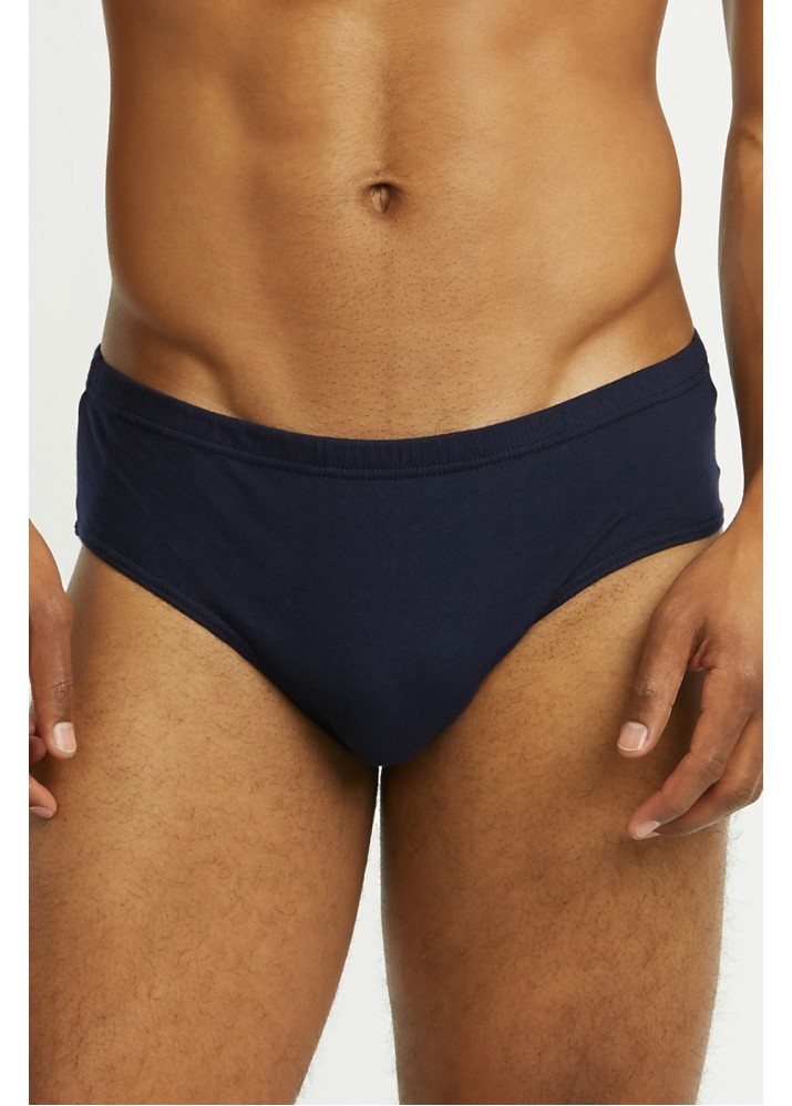 3, 6 12 Mens Double Front Plain Bikinis Brief 100% Cotton Lined Knocker Lot M705