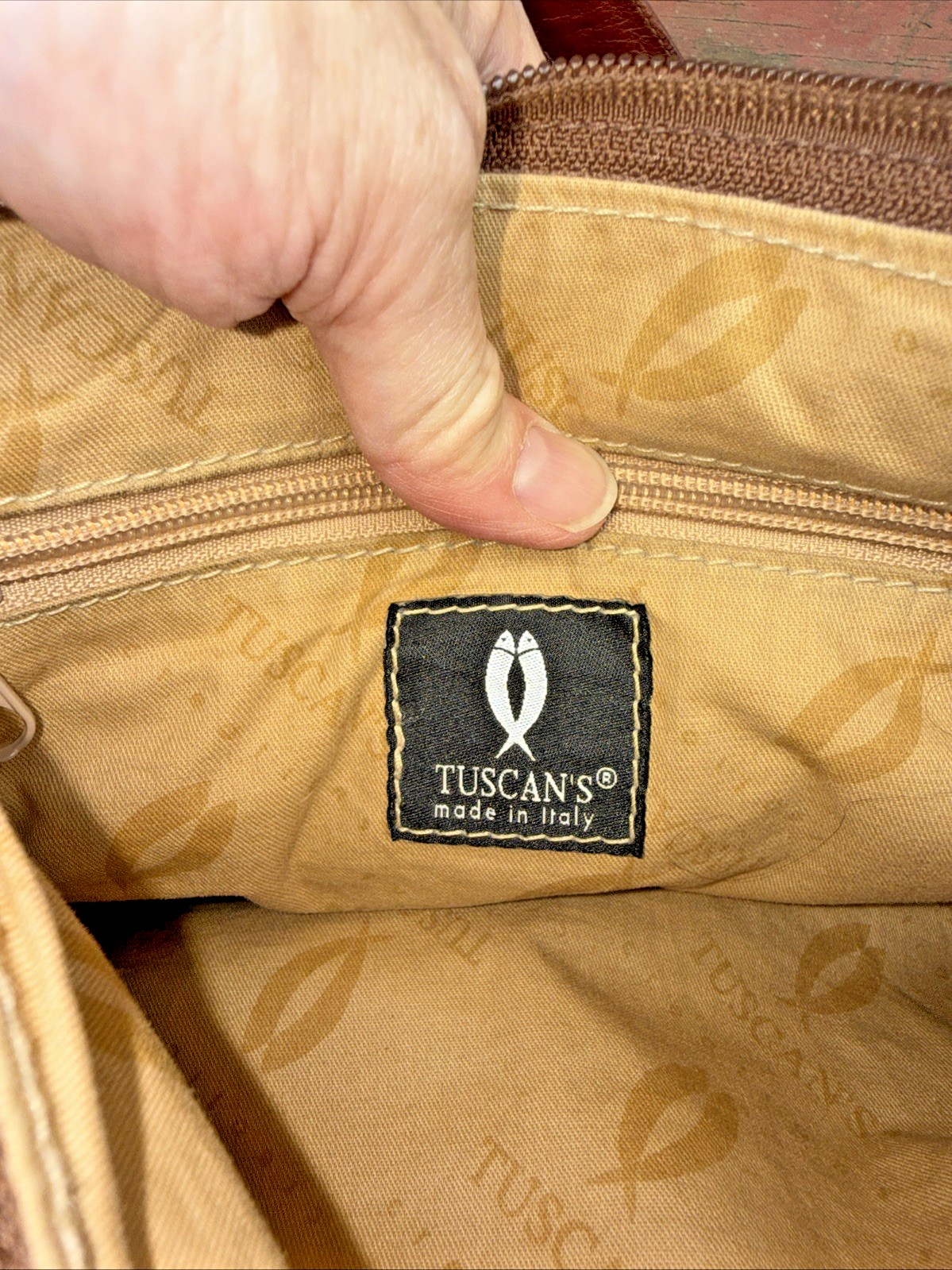 Tuscan’s Brown Italian All Leather Shoulder Satchel Mailbag Saddle Bag Adustable