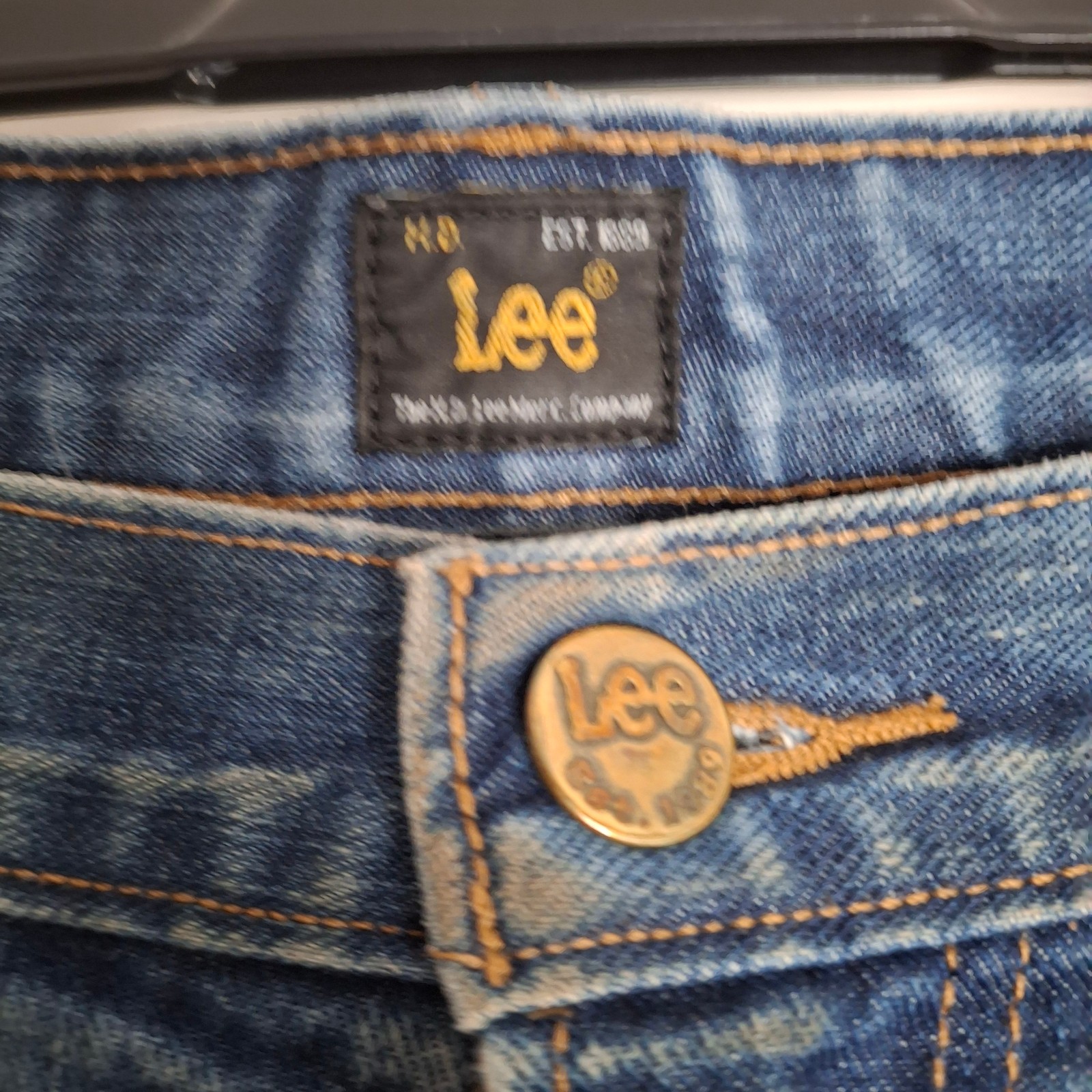 LEE VINTAGE Mens Blake Jeans Blue Stonewash 36W 29-32L Straight Fit VGOOD COND