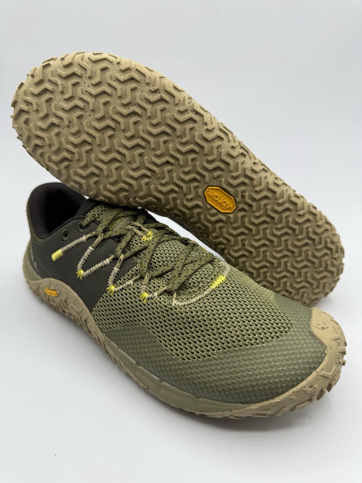 Merrell Trail Glove 7 Barefoot Hiking Shoes Men’s J068141 Avocado/Beluga Vibram