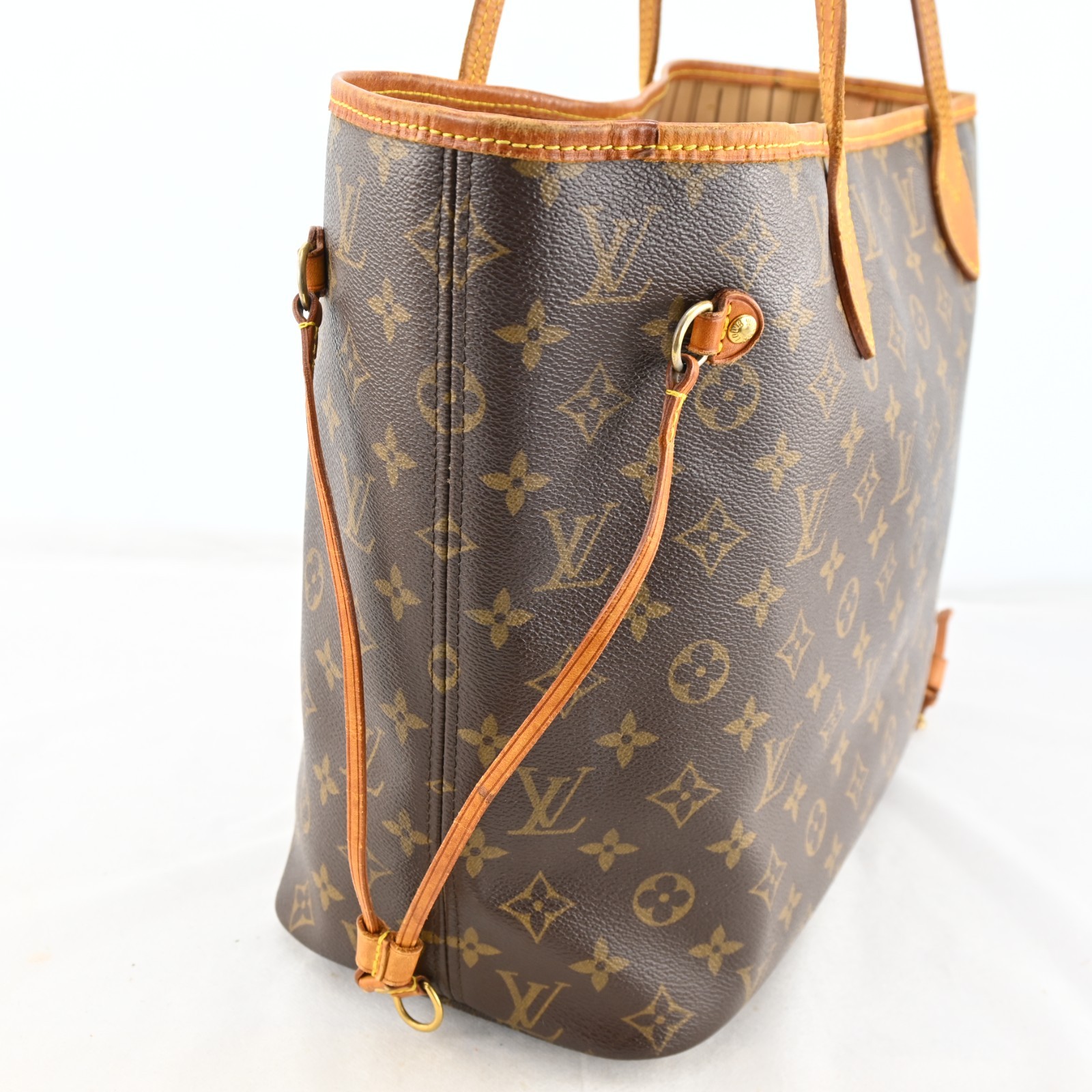 Auth Louis Vuitton Monogram Neverfull MM Shoulder Tote Bag M40157 LV P5071YJ805