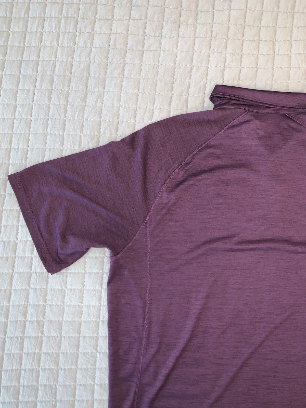 ARIAT TEK Heat Series Mens Large Burgandy Short Sleeve Polo Shirt