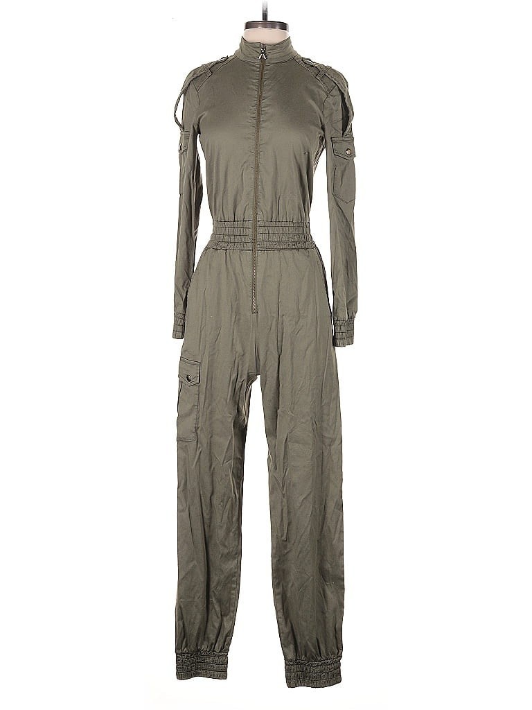 NWT PATRIZIA PEPE DARK BLUE JUMPSUIT TOSCANA GREEN italian size 40 US 8