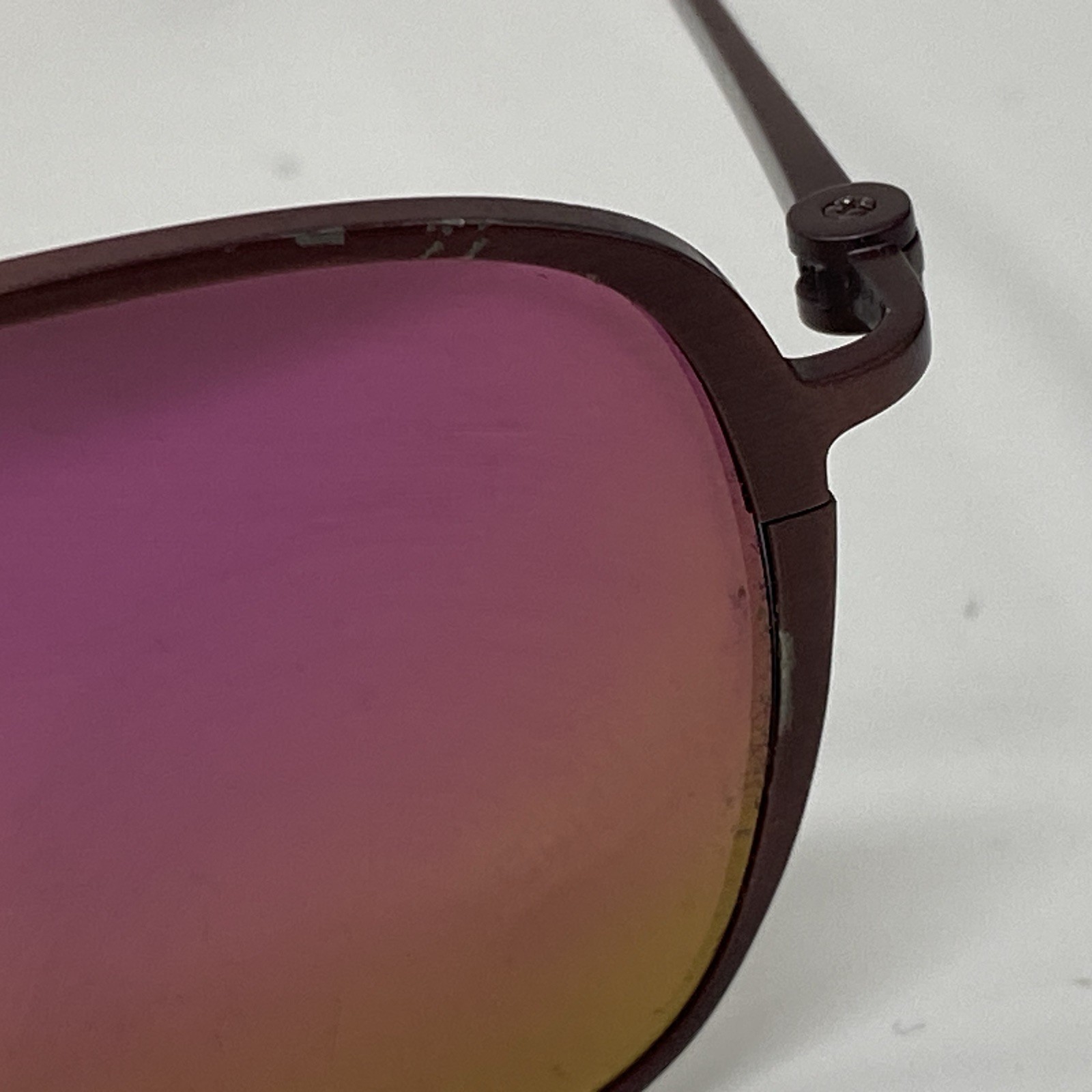 MAUI JIM BEACHES MJ541-07M MATTE SATIN ROSE W/ POLARIZED PINK SUNSET MIRROR H42