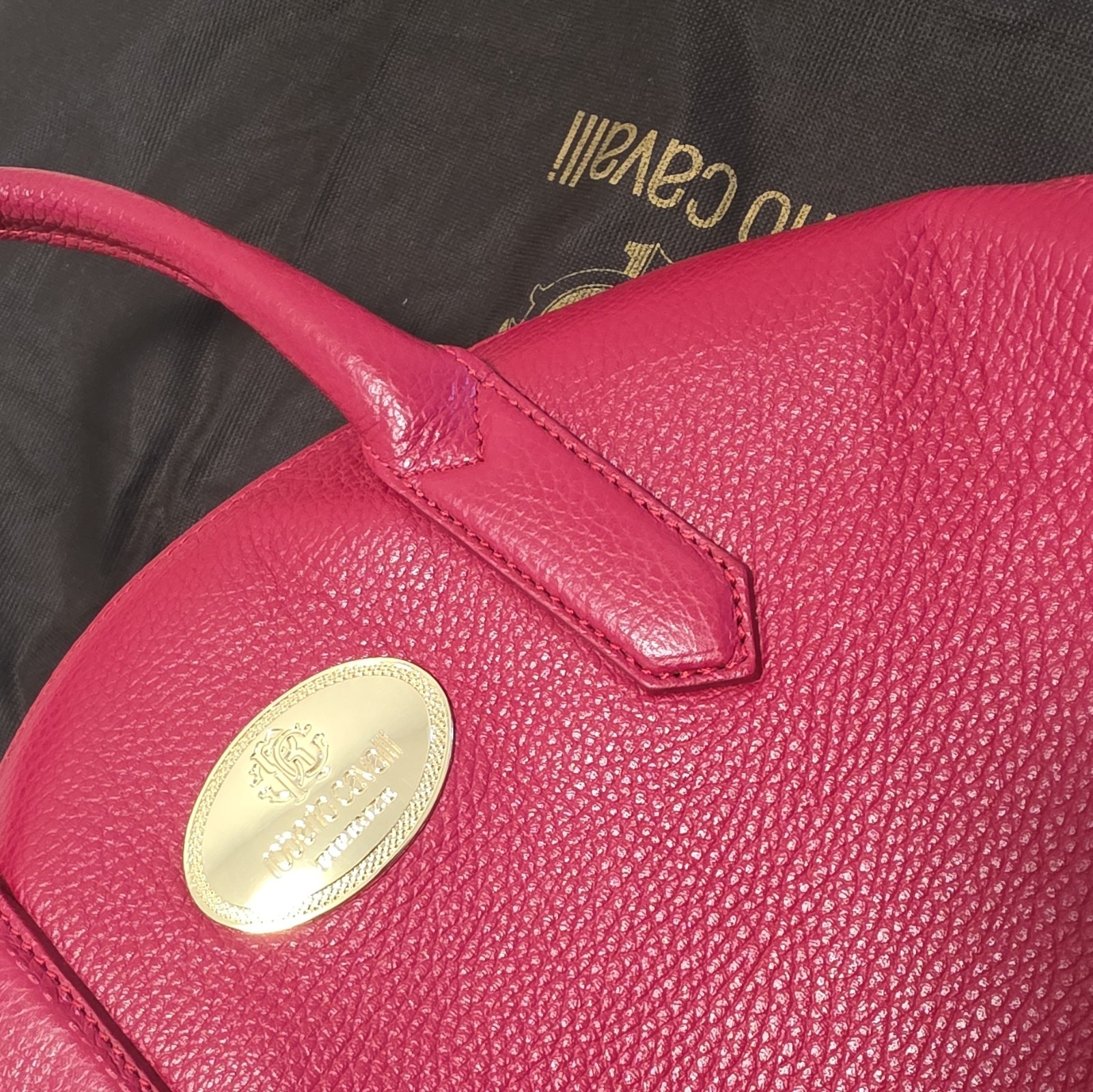 Roberto Cavalli travel bag, red, never used, in its shopping bag.