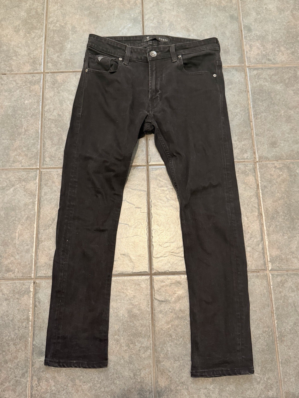 Guess Los Angeles Skinny Men’s Black Jeans 31×30